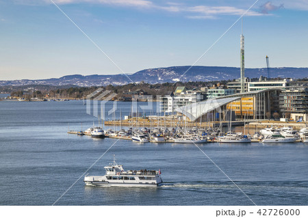 Oslo city skyline at Oslo Harbour, Oslo Norway Oslo city skyline at Oslo Harbour, Oslo Norway 42726000