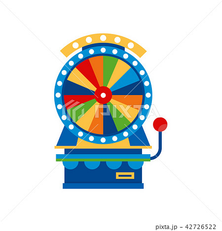 Fortune wheel , arcade game vending machin vector Illustration on a white background Fortune wheel , arcade game vending machin vector Illustration on a white background 42726522
