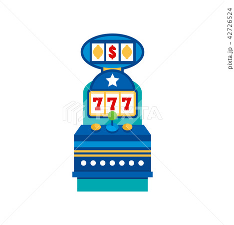 Retro casino slot machine vector Illustration on a white background Retro casino slot machine vector Illustration on a white background 42726524