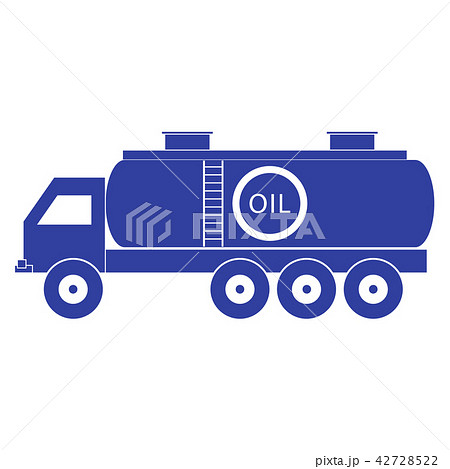 Stylized icon of the oil tanker/fuel tanker 42728522