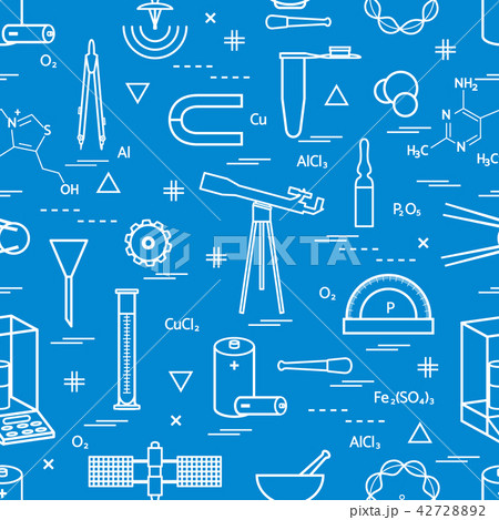 Seamless pattern with variety scientific, 42728892