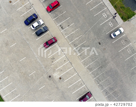 Car parking aerial view Car parking aerial view 42729702