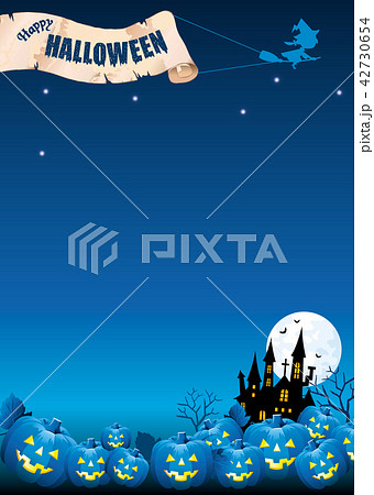 ハロウィン背景素材 ハロウィン背景素材 42730654
