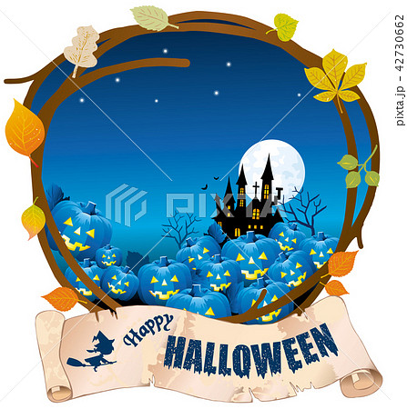 ハロウィン背景素材 ハロウィン背景素材 42730662