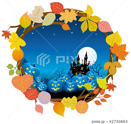 ハロウィン背景素材 ハロウィン背景素材 42730663