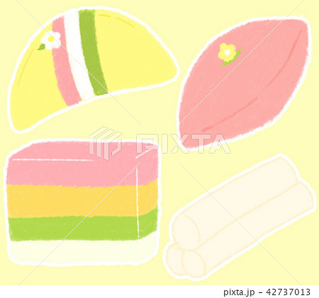 餅 おやつ クレヨン 42737013