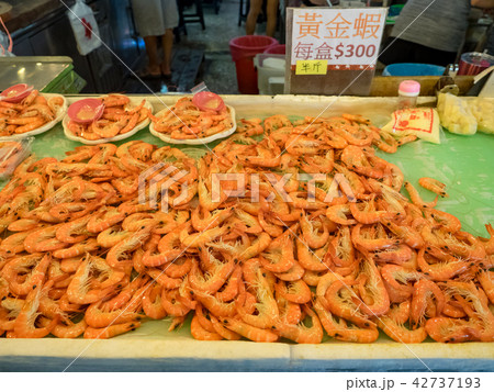 seafood in fish market 42737193