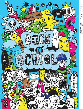 hand draw doodle school element, Doodle Illustrat hand draw doodle school element, Doodle Illustrat 42738370