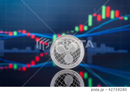 Ripple and cryptocurrency investing concept. Ripple and cryptocurrency investing concept. 42739280