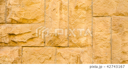 old stone placed in the wall 42743167