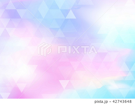 Abstract colorful triangles pattern on holographic Abstract colorful triangles pattern on holographic 42743648
