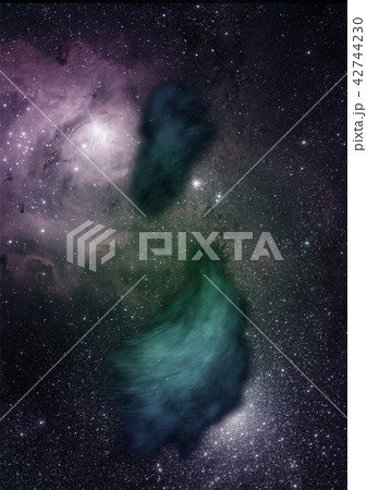 Being shone nebula. 3D rendering Being shone nebula. 3D rendering 42744230