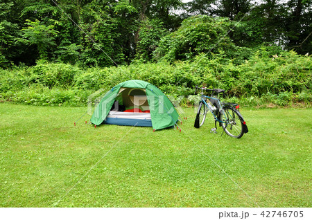 自転車キャンプ　上士幌 42746705