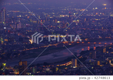 百々ヶ峰西峰から見た夜景 百々ヶ峰西峰から見た夜景 42748613