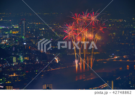長良川全国花火大会(百々ヶ峰西峰より撮影) 42748862