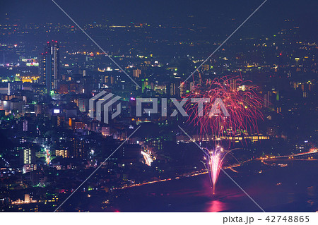 長良川全国花火大会(百々ヶ峰西峰より撮影) 42748865