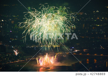 長良川全国花火大会(百々ヶ峰西峰より撮影) 42748869