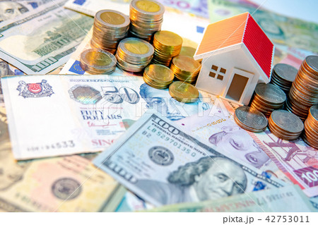 Real estate investment. Saving money concept 42753011