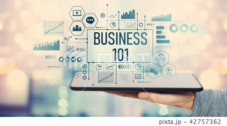 Business 101 with tablet computer Business 101 with tablet computer 42757362