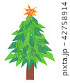 クリスマスツリー 42758914