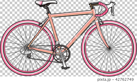 Bicycle color illustration road bike 42762749