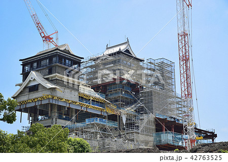 熊本城　復旧工事 42763525