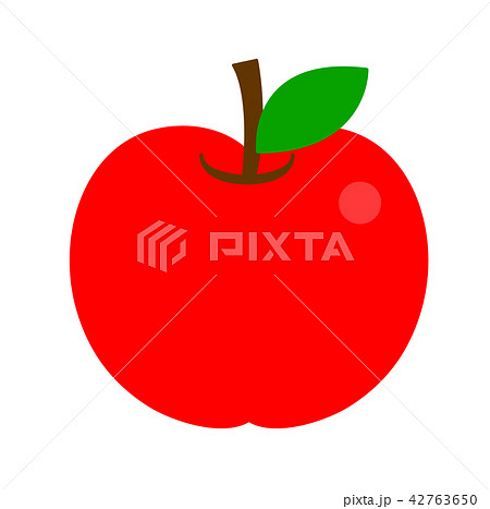 りんごのイラスト素材 42763650 Pixta