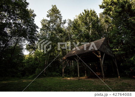 A Pavilion In Nature Park A Pavilion In Nature Park 42764088