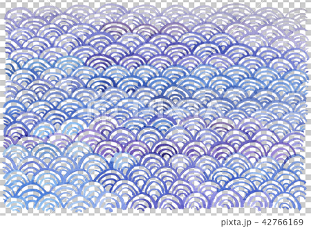 青海波　水彩 42766169