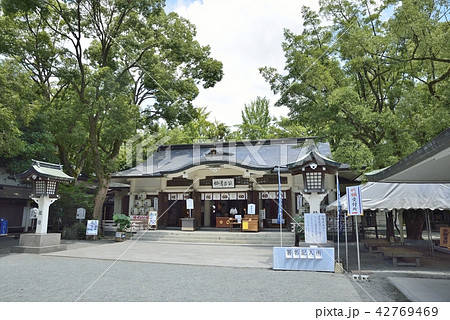 熊本市　風景　加藤神社 42769469