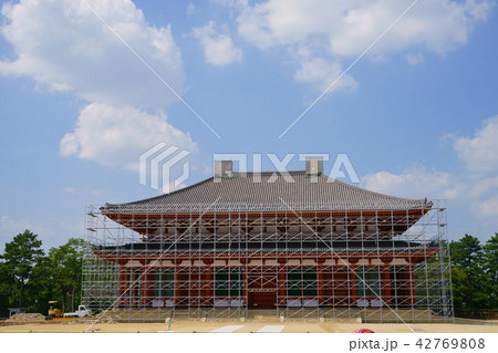 姿を現した、奈良興福寺・中金堂1 姿を現した、奈良興福寺・中金堂1 42769808