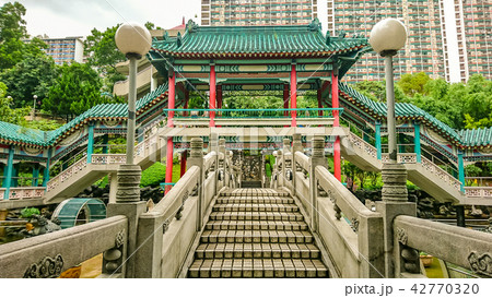 黄大仙廟 従心苑の水静風涼 42770320