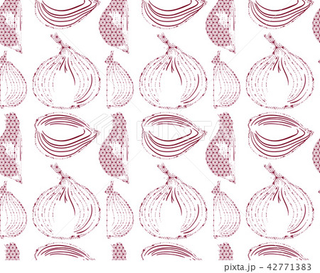 Shallots pattern vector with Japanese pattern Shallots pattern vector with Japanese pattern 42771383