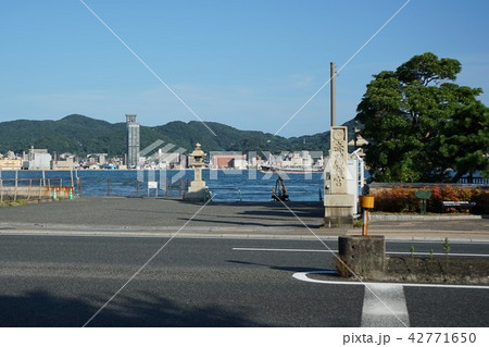 下関市　安徳天皇を祀る赤間神宮と関門海峡 42771650