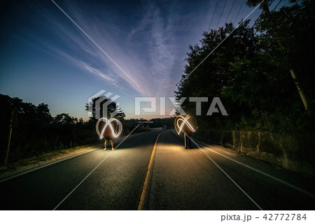 夜景 夜空 ライト 42772784