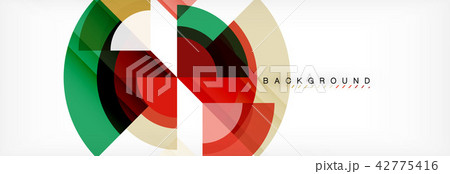 Vector circular geometric abstract background 42775416