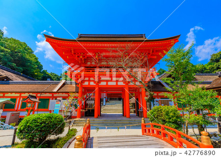京都　上賀茂神社　楼門 42776890