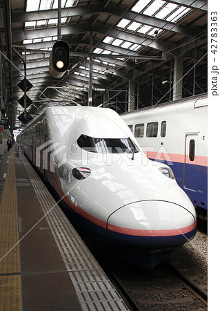 新潟駅に停車中の上越新幹線Maxとき号 42783363