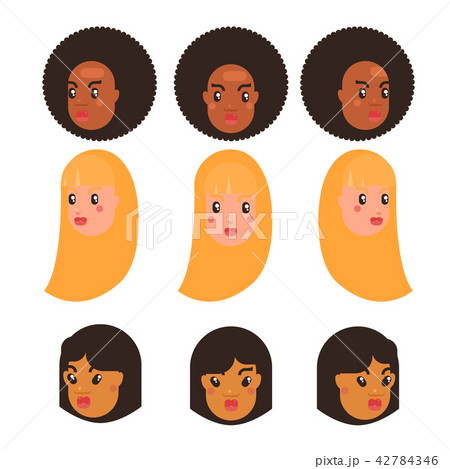 woman avatar set woman avatar set 42784346
