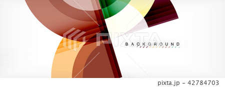 Vector circular geometric abstract background 42784703