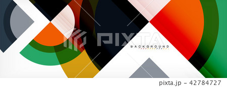 Vector circular geometric abstract background Vector circular geometric abstract background 42784727