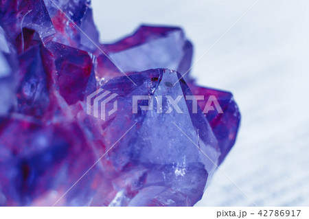 Crystal stone macro mineral surface Crystal stone macro mineral surface 42786917