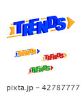 Trends word. Arrow direction uptrend. 42787777