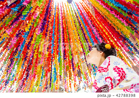 仙台七夕2018 折り鶴８万8000羽 （児童生徒製作） 42788398