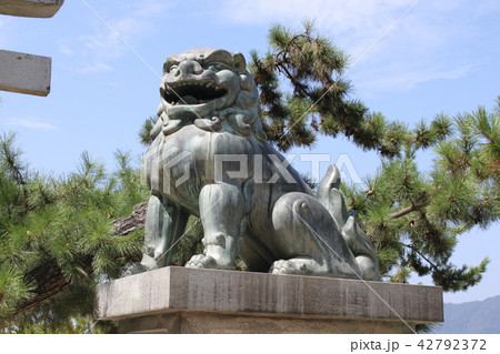 <広島県>宮島の狛犬 42792372