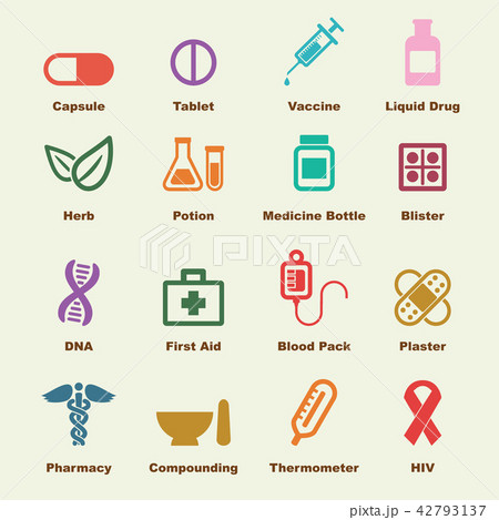 medicine elements 42793137