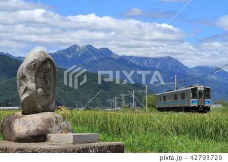 大糸線　北アルプス山麓の夏 42793720