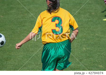 女子サッカー選手 42794074