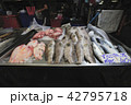 タイ　折り畳み市場　魚介類 42795718
