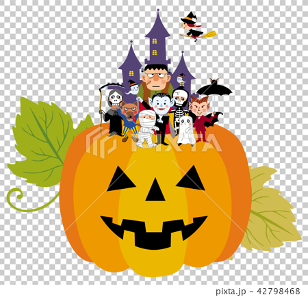 Veeg Zin Dinkarville Halloween material - Stock Illustration [42798468] - PIXTA